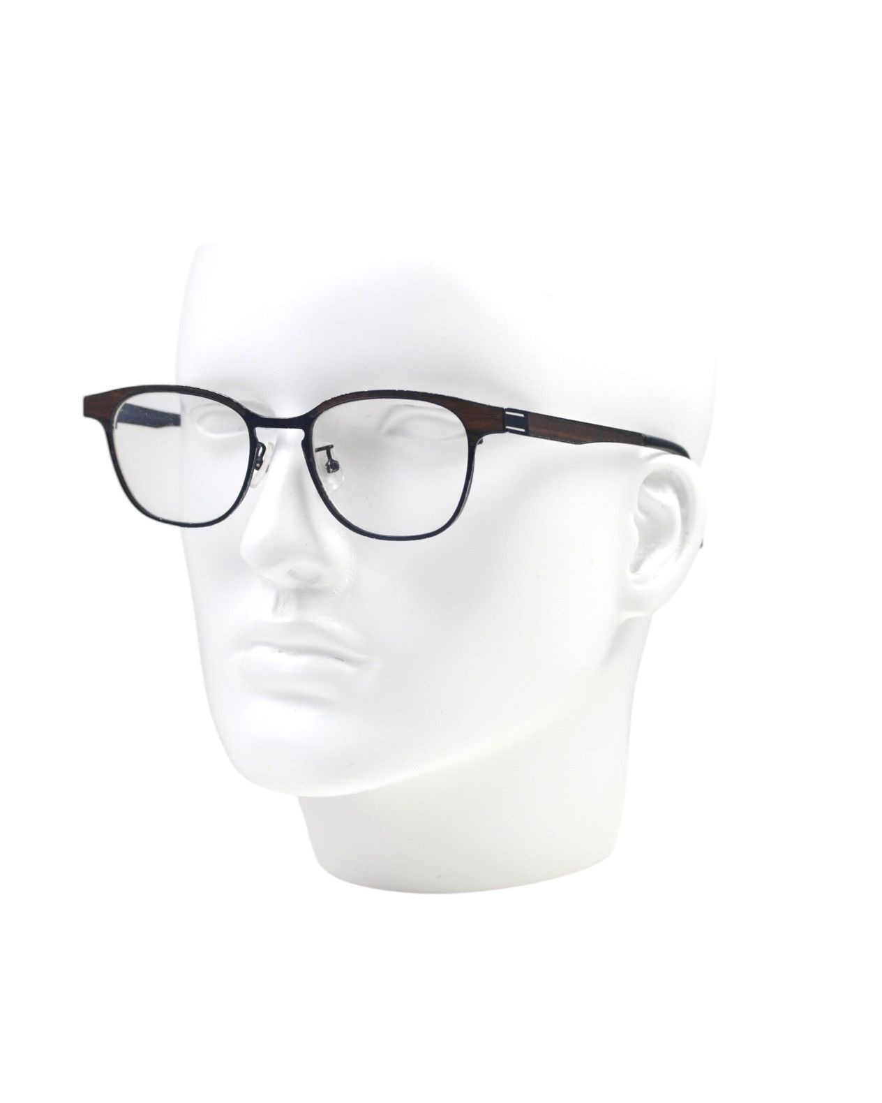 JINS 2000S JINS JAPAN EYEWEAR – BLUE WOOD-TEXTURE FRAME Size ONE SIZE - 4 Thumbnail
