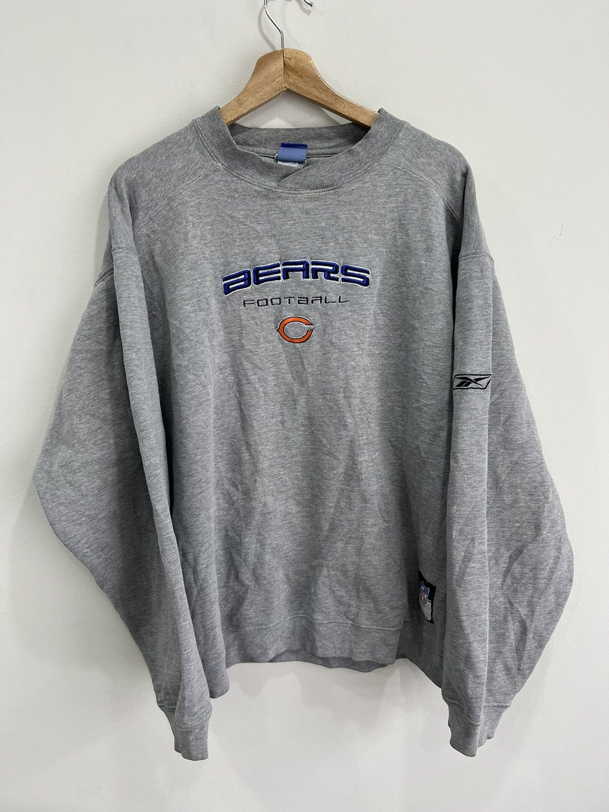 Vintage Vintage Chicago Bears Football Sweater sweatshirt nfl Size US L / EU 52-54 / 3 - 1 Thumbnail