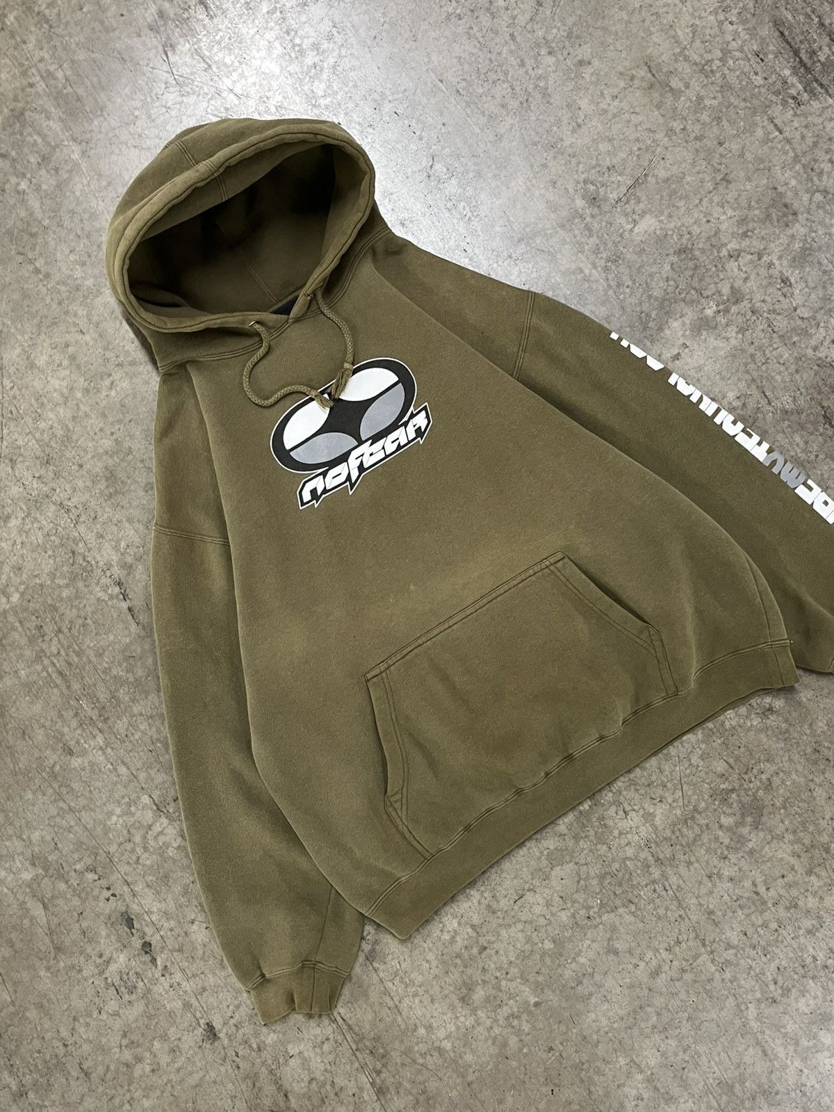 No Fear No fear y2k skater hoodie rare faded greece boxy streetwear Size US XL / EU 56 / 4 - 3 Thumbnail