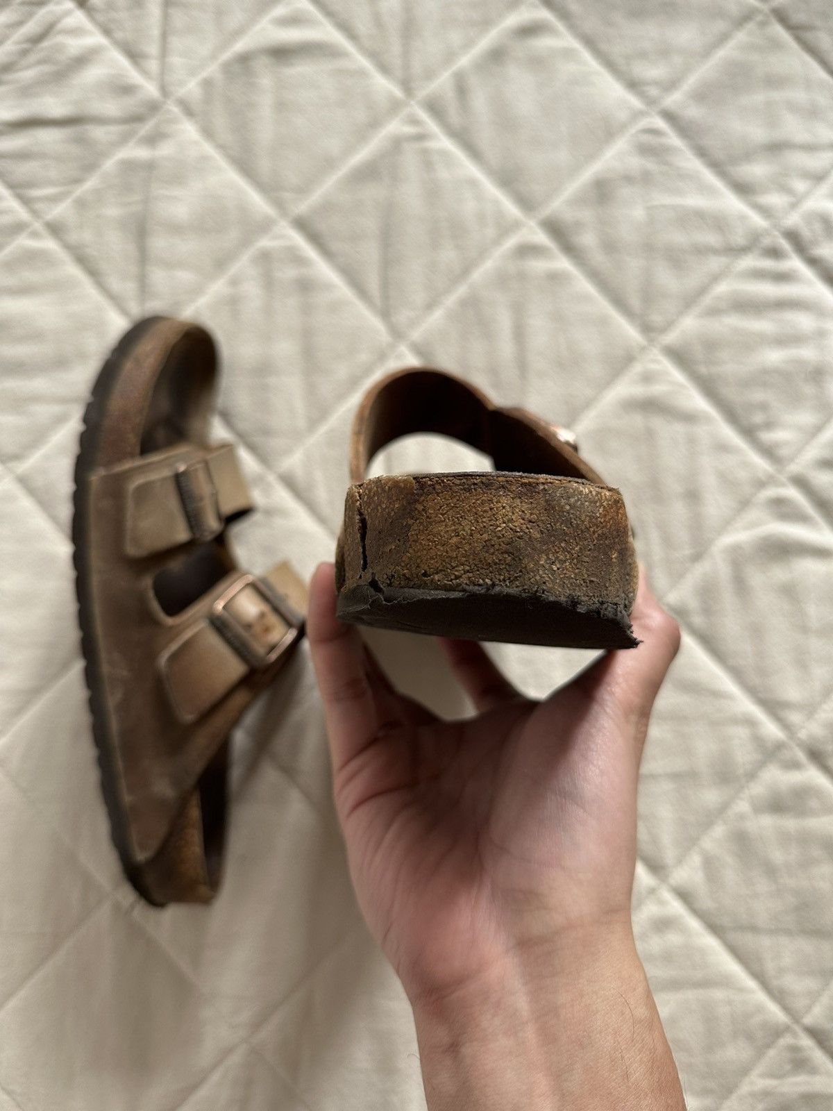 Birkenstock Birkenstock Arizona / Oiled Leather in Tobacco Brown / Sz 42 Size US 9 / EU 42 - 6 Thumbnail