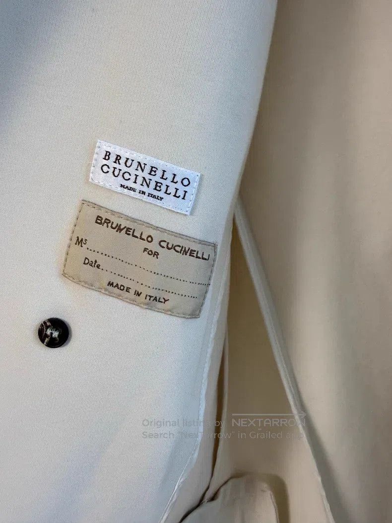 Brunello Cucinelli Brunello Cucinelli Double Breasted Suit Size S / US 4 / IT 40 - 6 Thumbnail
