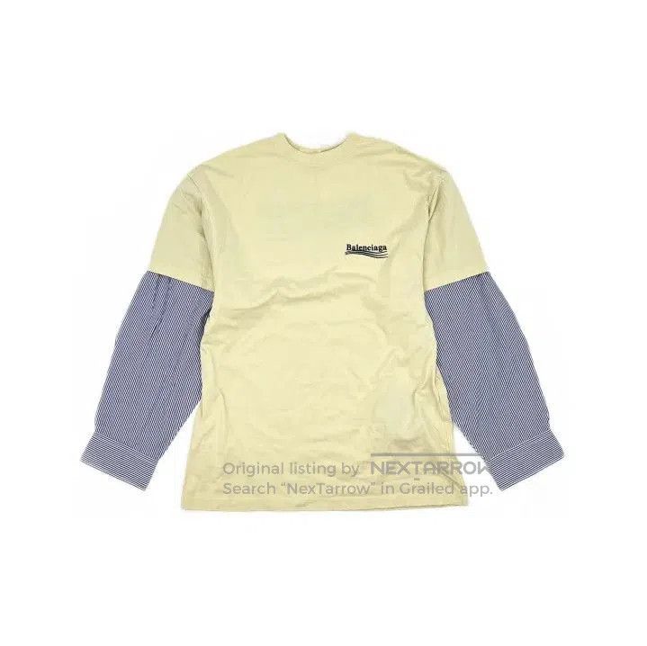 Balenciaga Balenciaga Color Block Long Sleeve T. Size US M / EU 48-50 / 2 - 2 Thumbnail