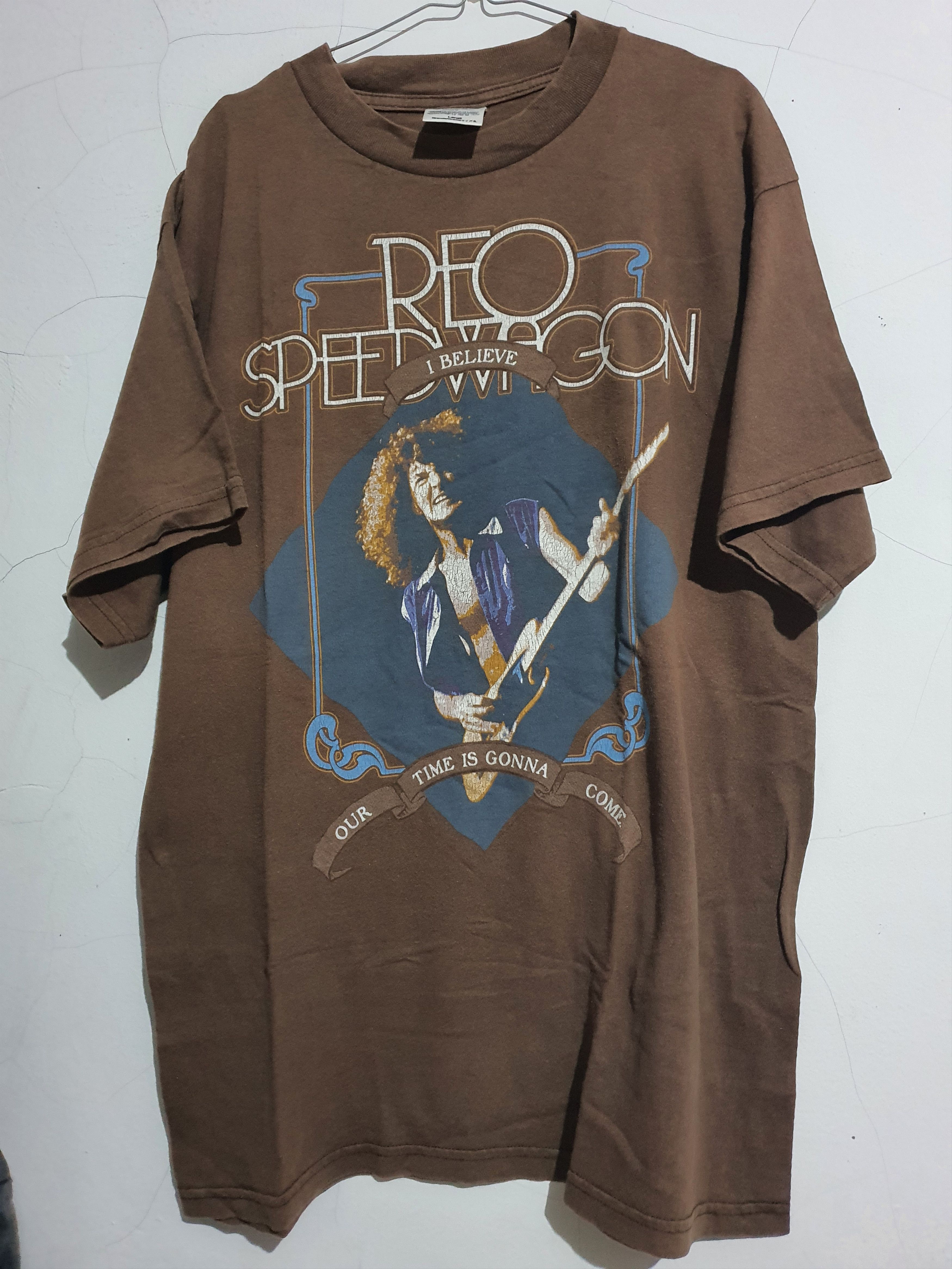 Band Tees × Vintage 90s REO SPEEDWAGON L Size US L / EU 52-54 / 3 - 2 Thumbnail