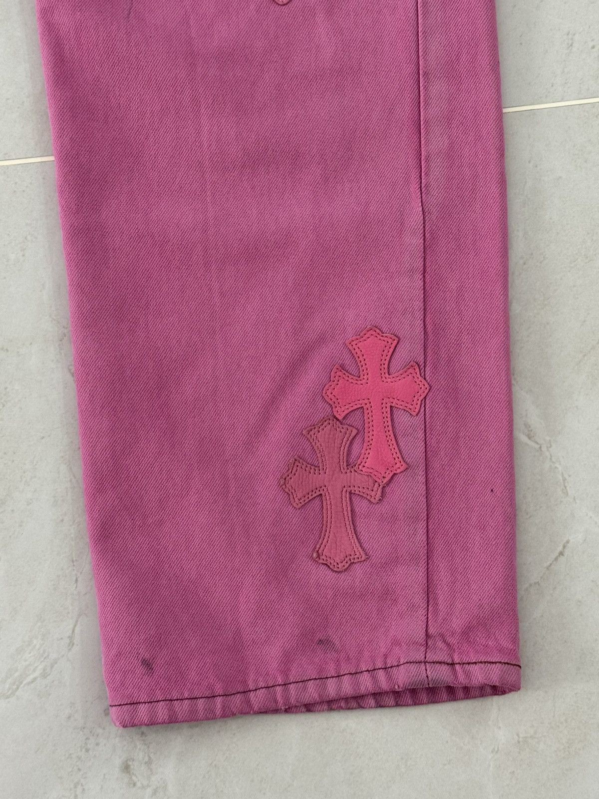 Chrome Hearts Chrome Hearts Pink Sex Record Levis 501 Baggy Sz.34 Size US 34 / EU 50 - 4 Thumbnail