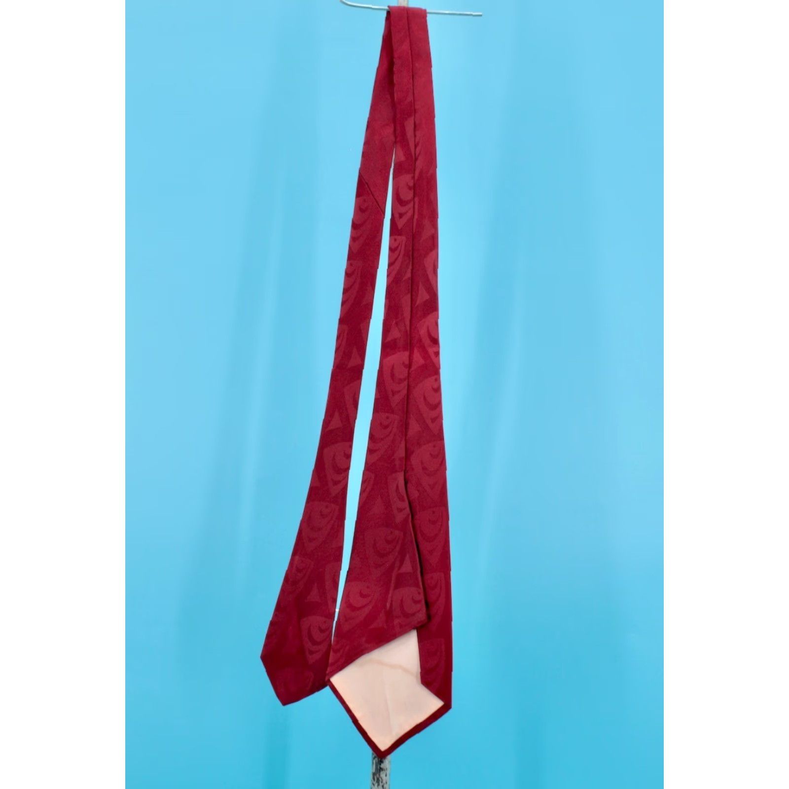 Vintage VTG Artcraft Necktie Shirt 1940s Mens Red Satin 40s Tie Womens? Mens Size ONE SIZE - 7 Thumbnail