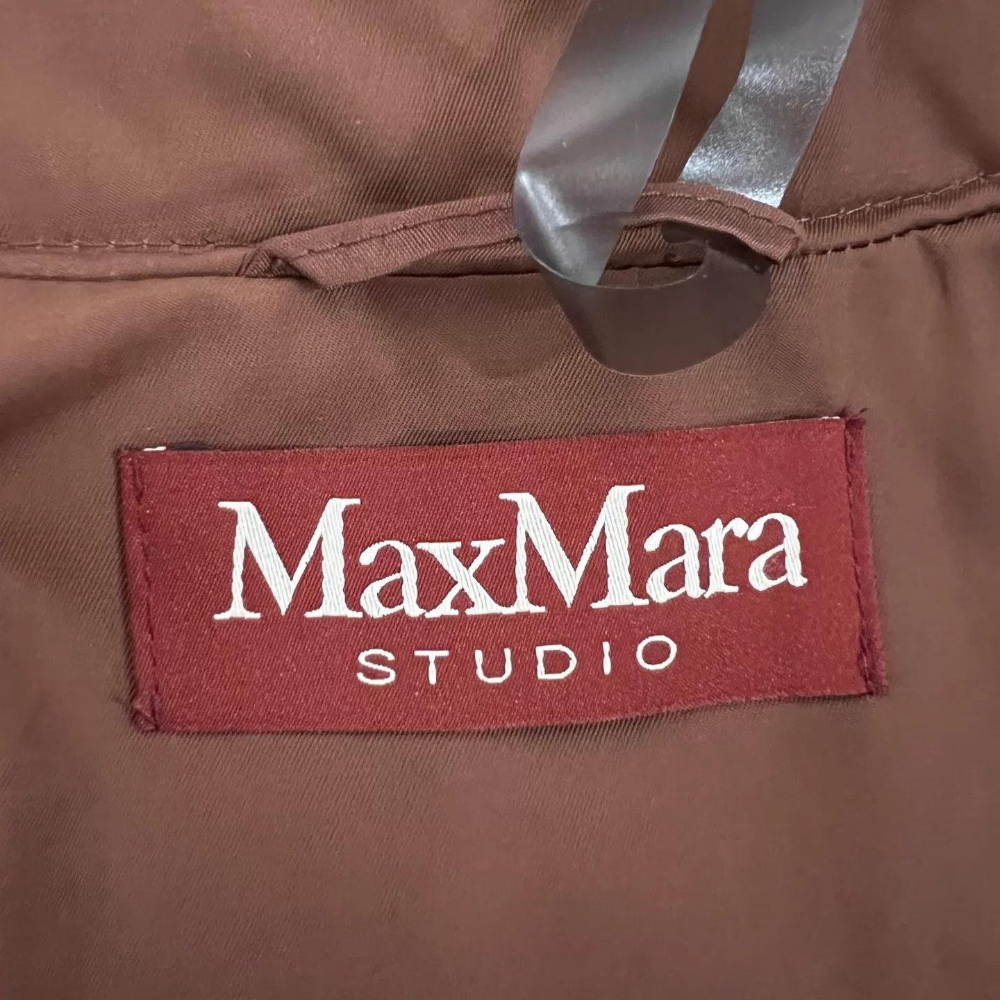 Max Mara MaxMara Etna Red Brown Long Coat 38 Size S / US 4 / IT 40 - 4 Thumbnail