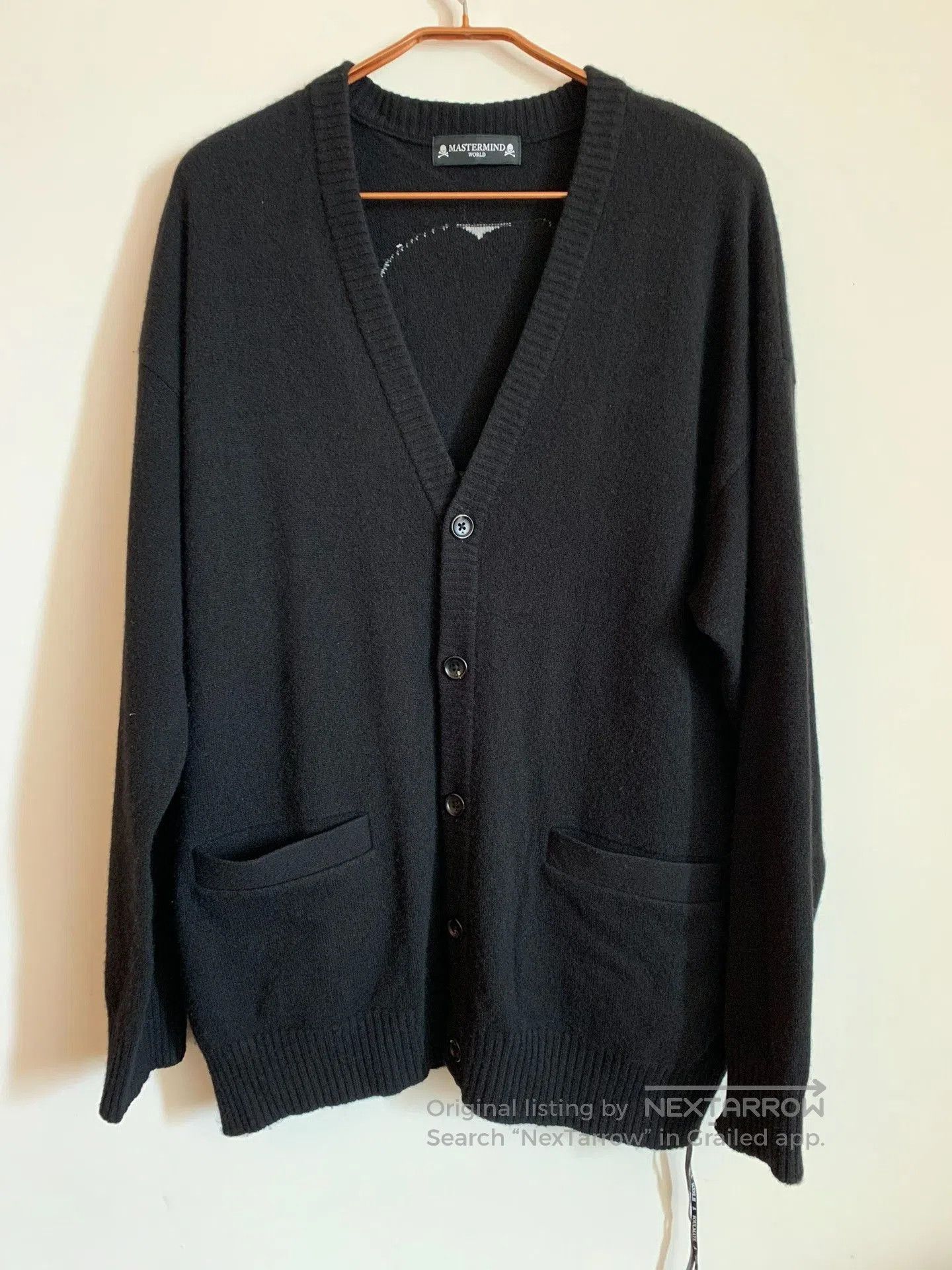 Mastermind Japan mastermind WORLD Black Cashmere Cardigan. Size US M / EU 48-50 / 2 - 2 Thumbnail