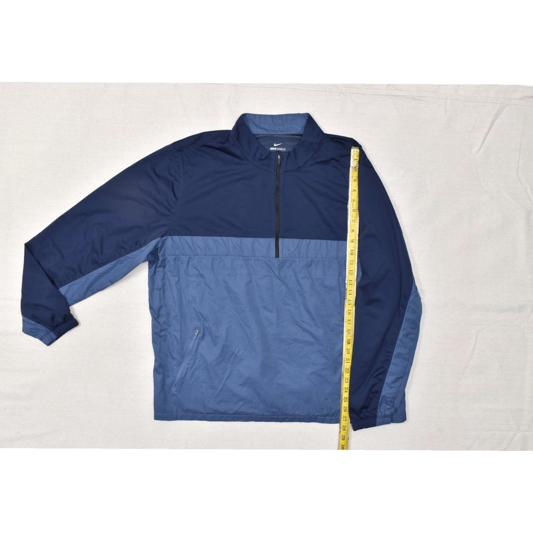 Nike Nike Shield Men's Half-Zip Windbreaker Jacket XXL Blue Polyester Size US XXL / EU 58 / 5 - 4 Thumbnail