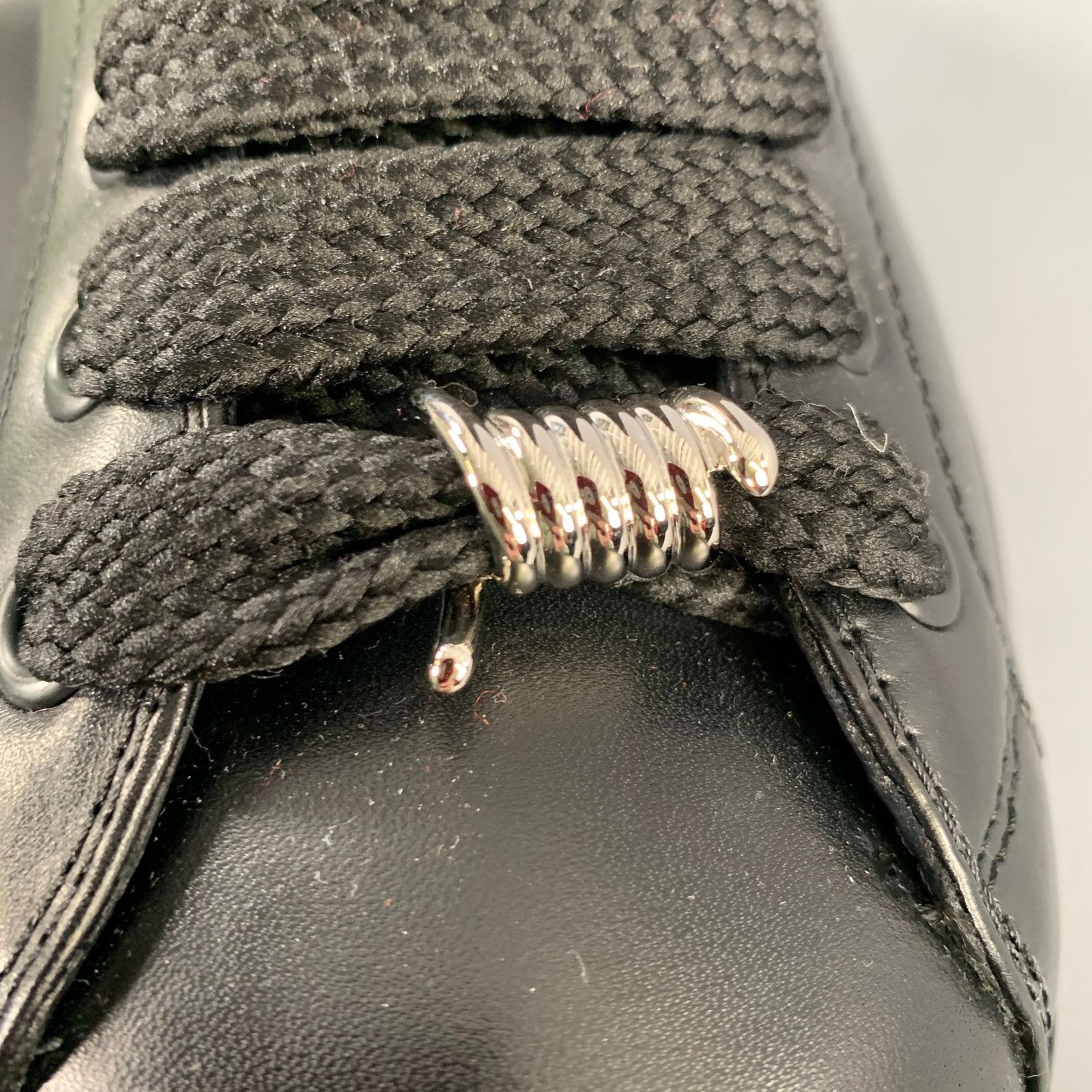 Burberry BURBERRY Size 10 Black Leather Lace Up Boots Size US 10 / EU 43 - 7 Thumbnail