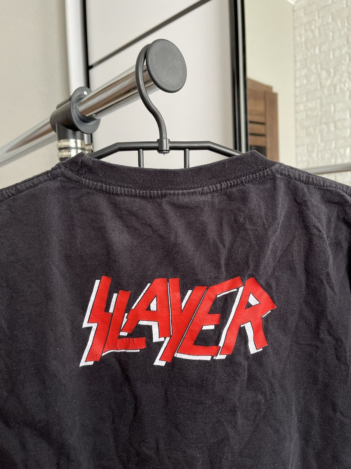 Band Tees Slayer Vintage Rock Band T-Shirt Tee 90s Big Logo Size US M / EU 48-50 / 2 - 7 Thumbnail