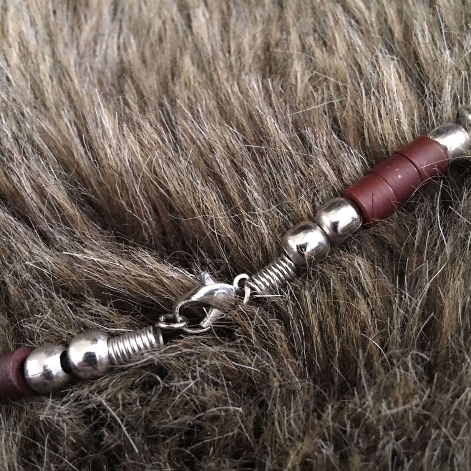 Jewelry Boho brown and silver bead choker necklace Size ONE SIZE - 8 Thumbnail
