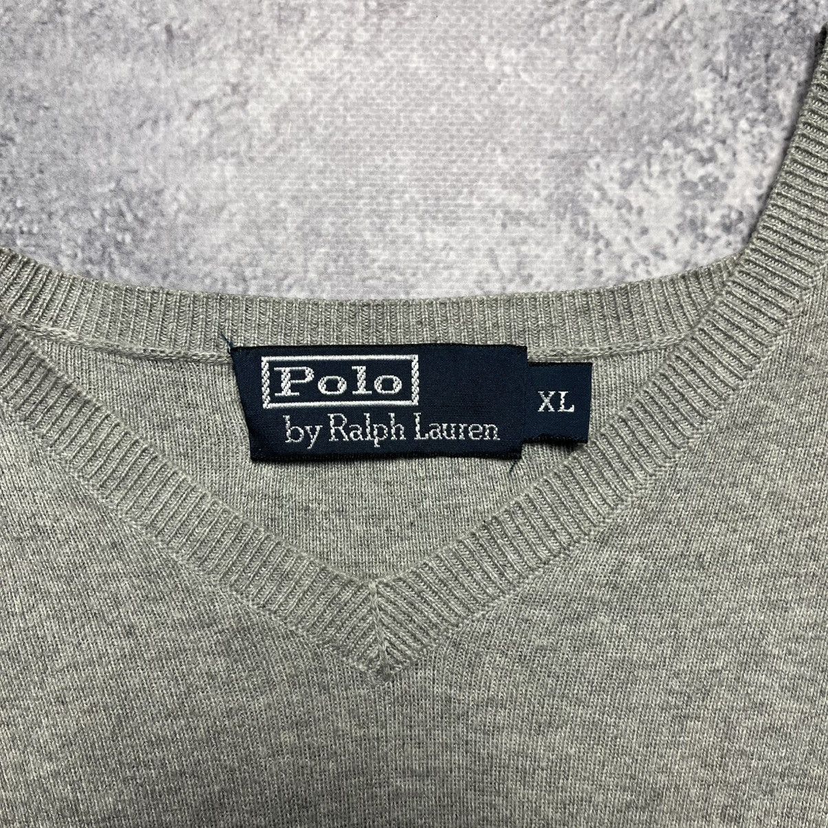 Polo Ralph Lauren Vintage Polo Ralph Lauren Gray Sweater Streetwear Y2K Size US XL / EU 56 / 4 - 5 Thumbnail