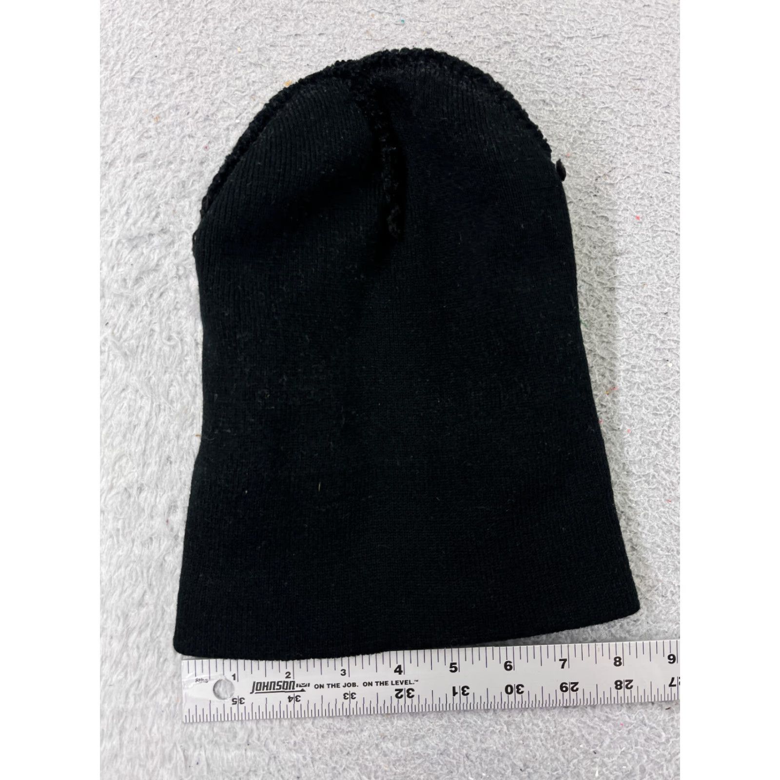 Vintage Beanie Toque Adult One Size Black Knit 100% Acrylic Winter Snow Ski Outdoors Size ONE SIZE - 5 Thumbnail