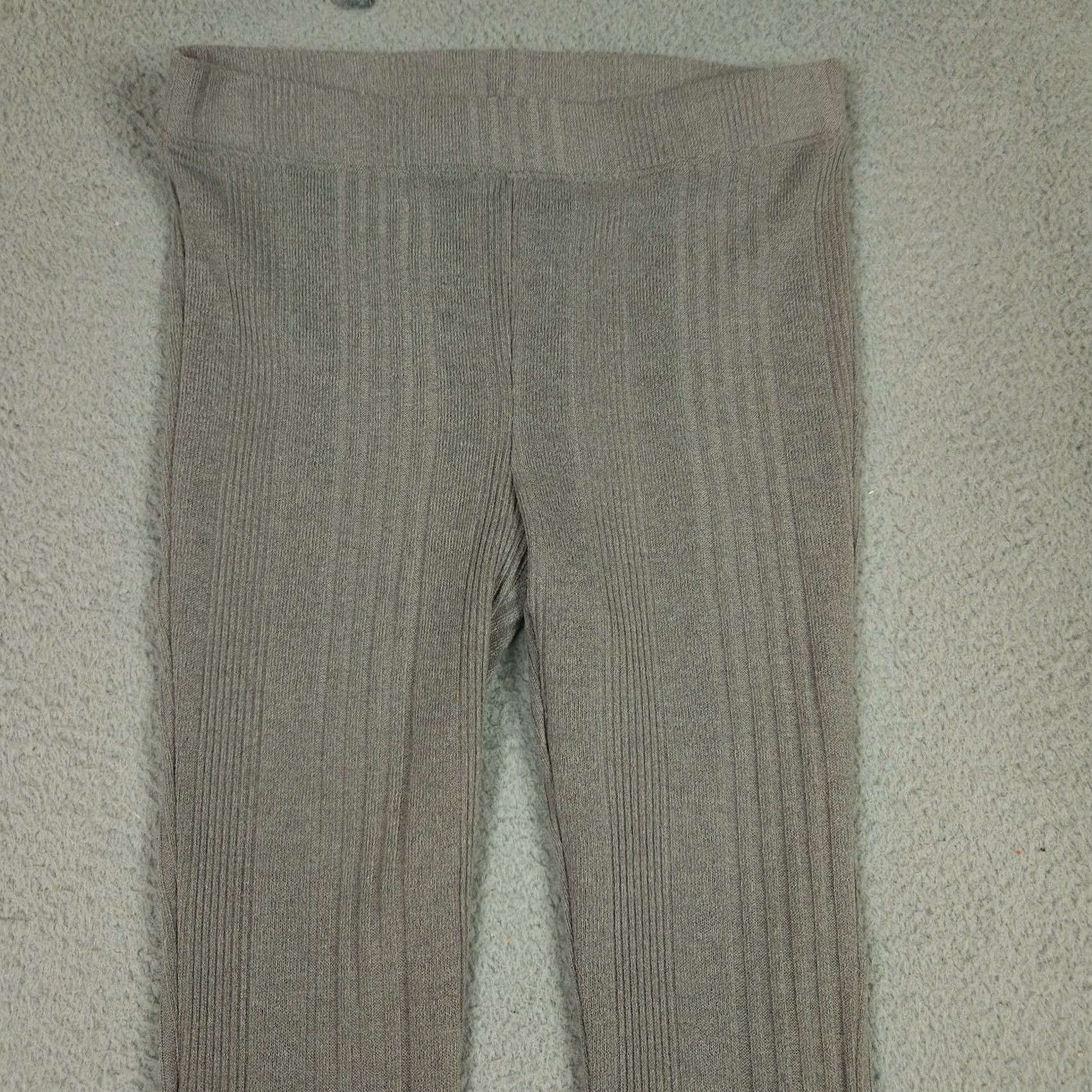 Free People Free People pant Womens Size S grey knit button leg pull-on skinny Size 28" / US 6 / IT 42 - 7 Thumbnail