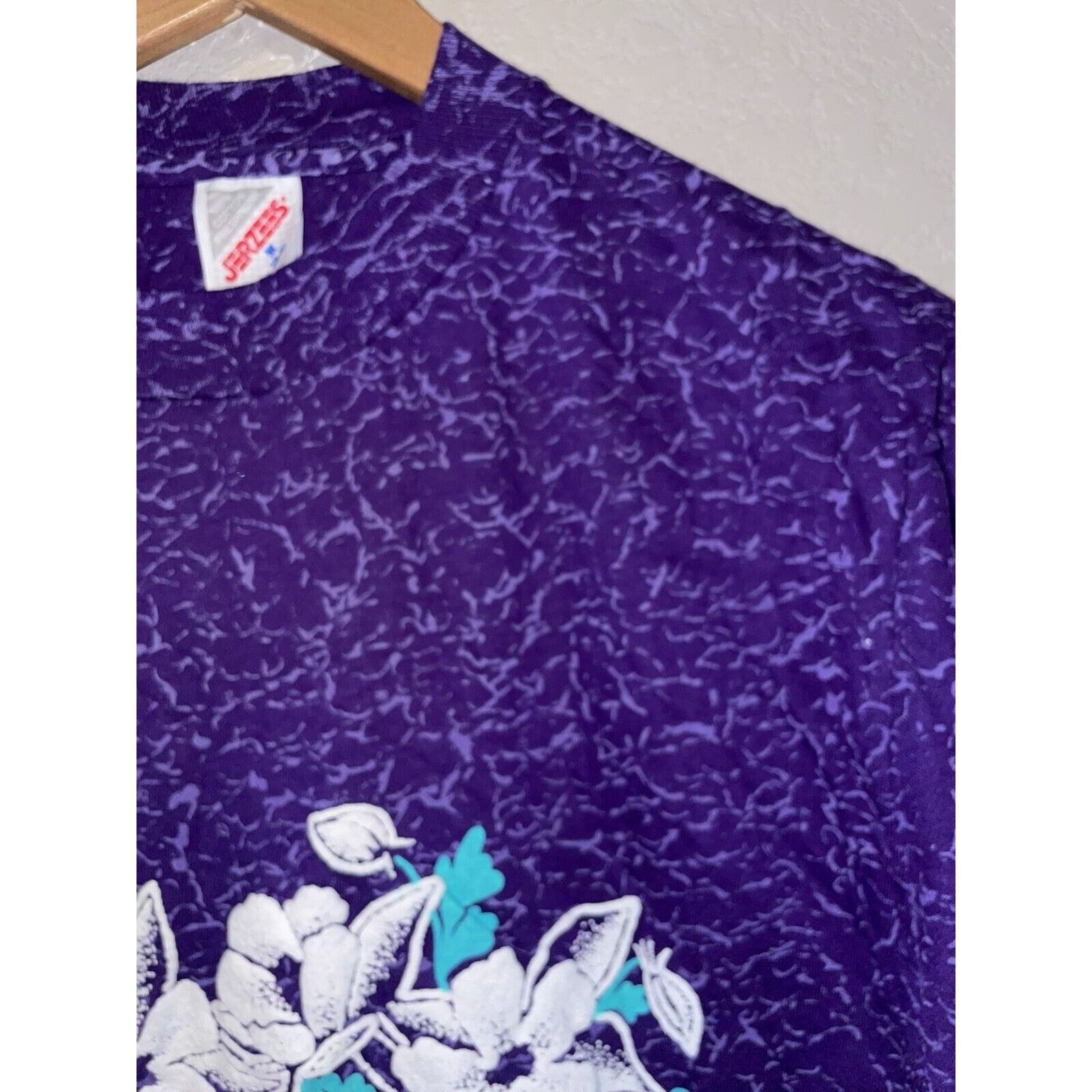 Jerzees Vintage Las Vegas Shirt Hummingbird Purple Tee 90s VTG M Size US M / EU 48-50 / 2 - 6 Thumbnail
