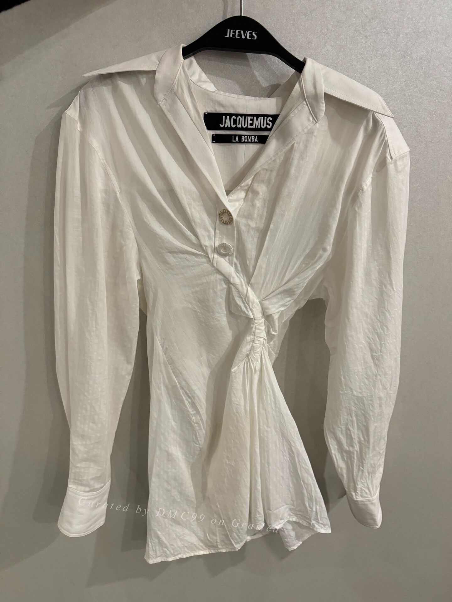 Jacquemus Jacquemus Knot Shirt Dress Size XXS / US 00 / IT 34 - 1 Thumbnail