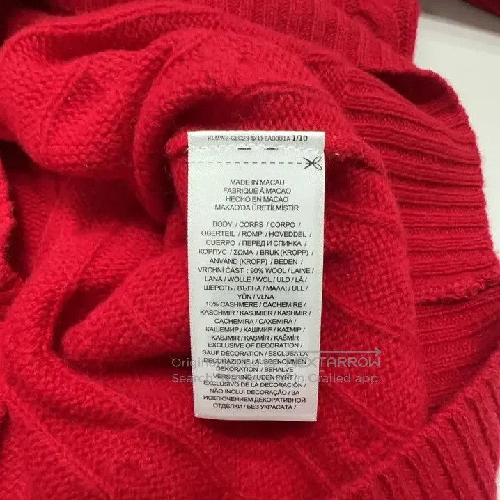 Polo Ralph Lauren Polo Ralph Lauren Red Pony Embroidered Sweater. Size US M / EU 48-50 / 2 - 4 Thumbnail