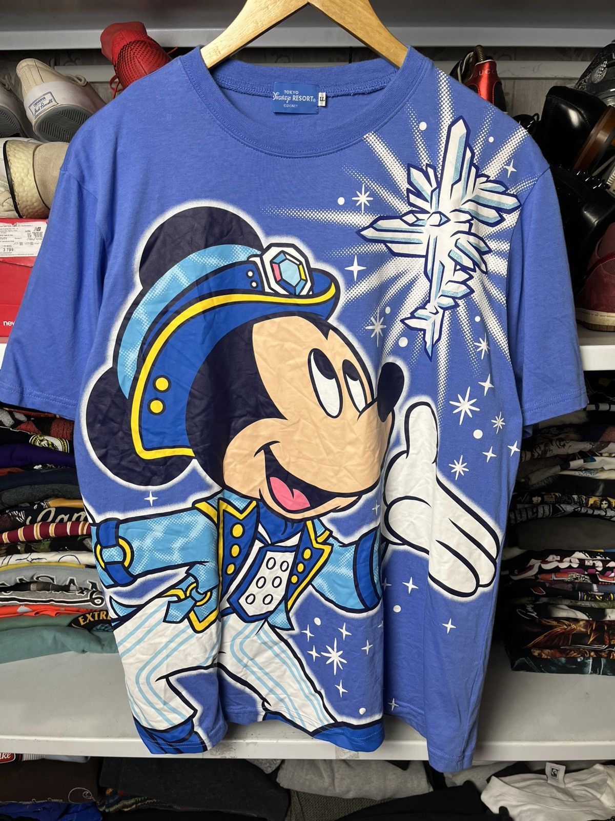 Disney Vintage Disney Mikki Mouse Big Logo T Shirt Y2K Size: L Size US L / EU 52-54 / 3 - 2 Thumbnail