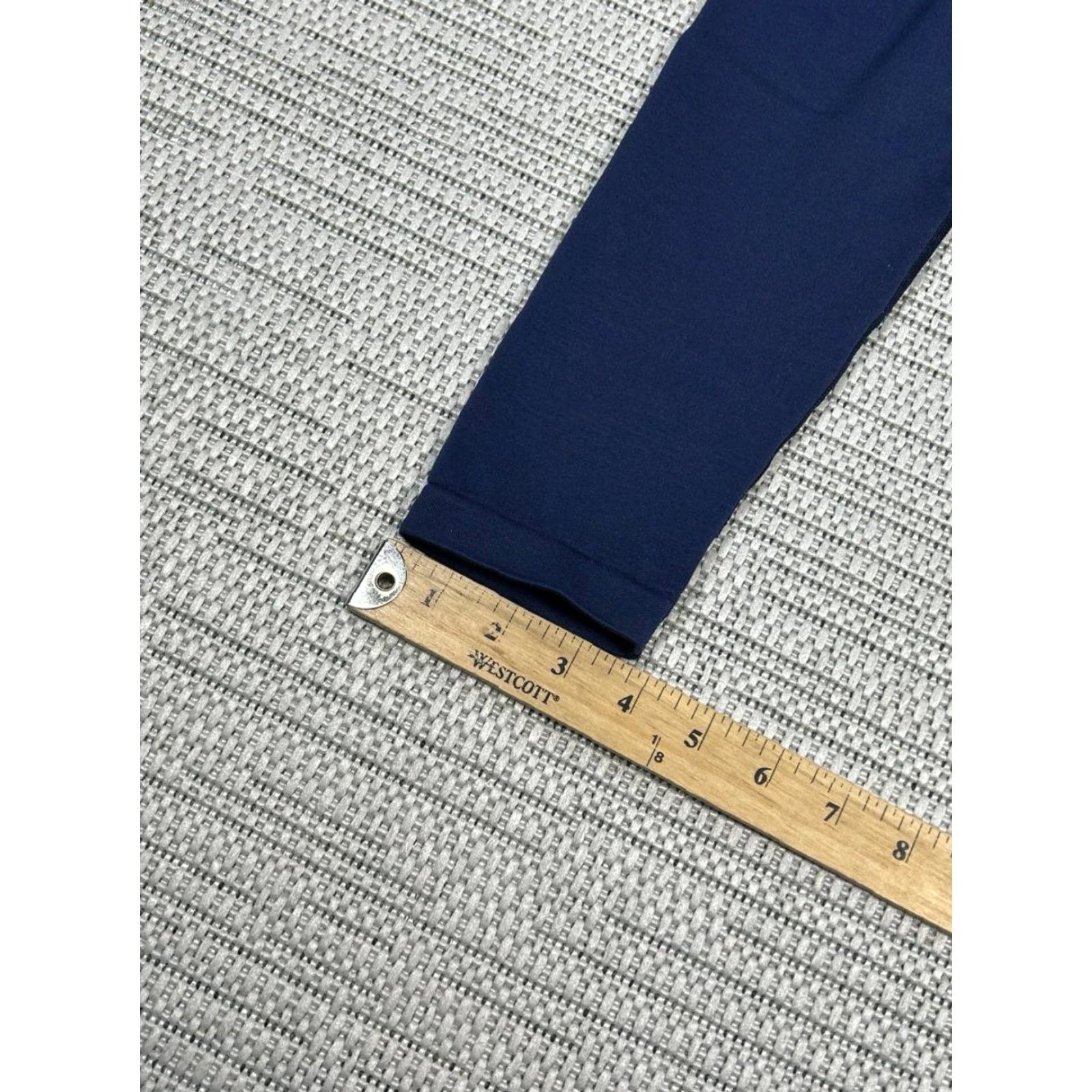 Vintage Stio Leggings Womens Large Blue Logo Stretch Mid Rise Athleisure Workout Yoga Size 36" / US 14 / IT 50 - 4 Thumbnail