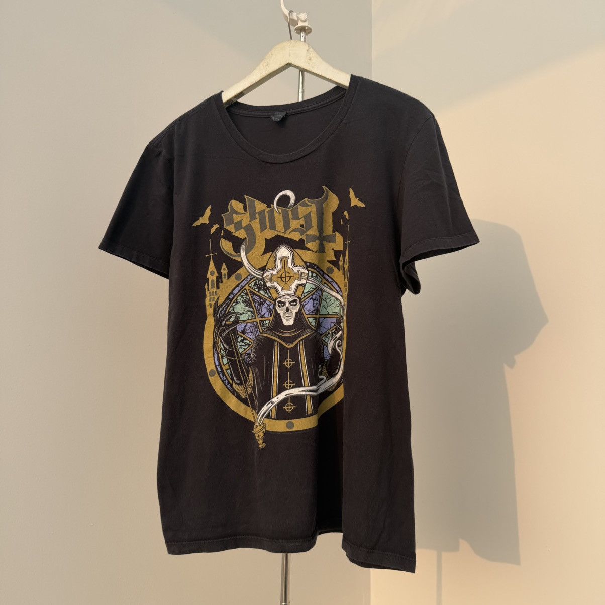 Band Tees Ghost Papa Emeritus Stained Glass Graphic Band Tee Size US L / EU 52-54 / 3 - 1 Thumbnail