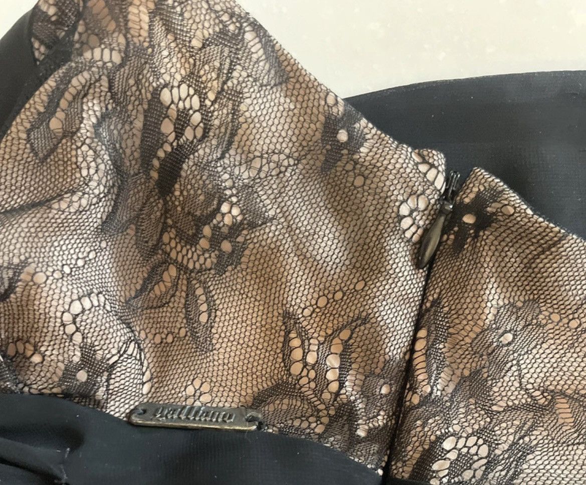 John Galliano Galliano mini lace dress vintage Size S / US 4 / IT 40 - 6 Thumbnail