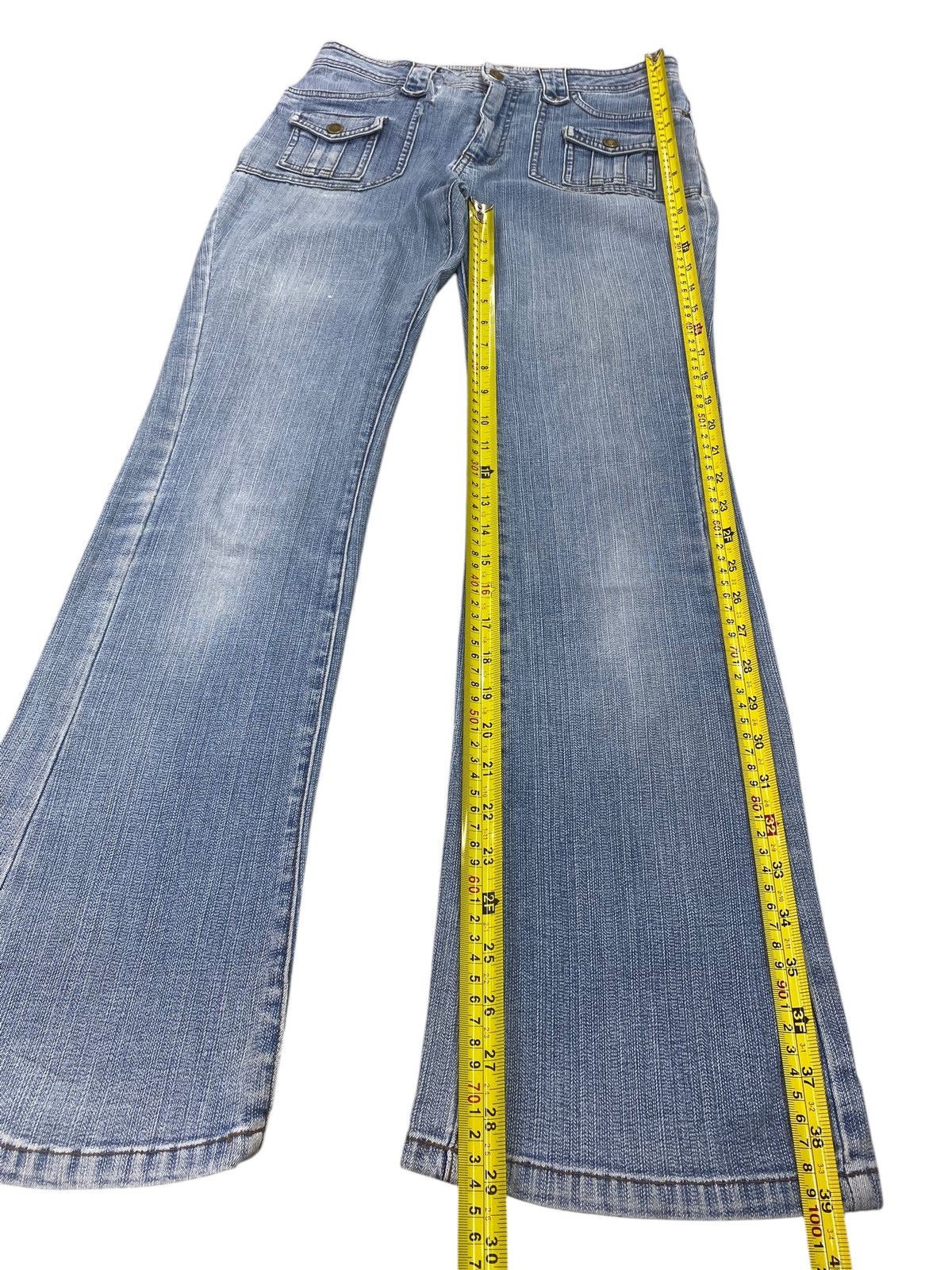 Newton Newton Circus Brand Blue Faded Wash Style Bush Pants Jeans Size US 29 - 7 Thumbnail