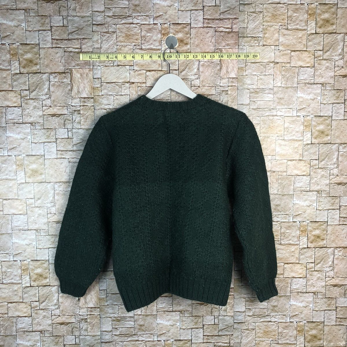 Aran Isles Knitwear × Homespun Knitwear × Vintage Japanese Brand Green vintage sweatshirt Knitwear #A913 Size S / US 4 / IT 40 - 10 Thumbnail