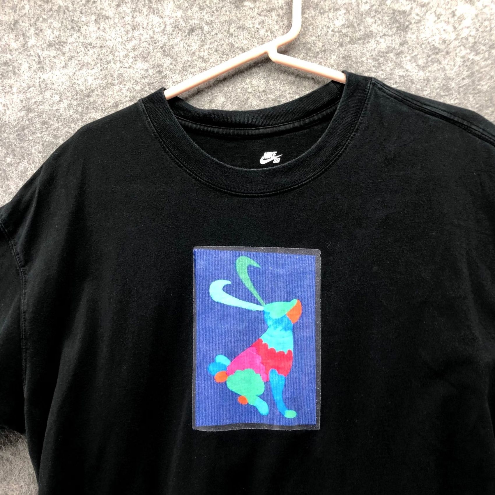 Nike Nike SB Alebrijes Rabbit T Shirt Mens L Black Short Sleeve Crewneck Cotton Size US L / EU 52-54 / 3 - 3 Thumbnail