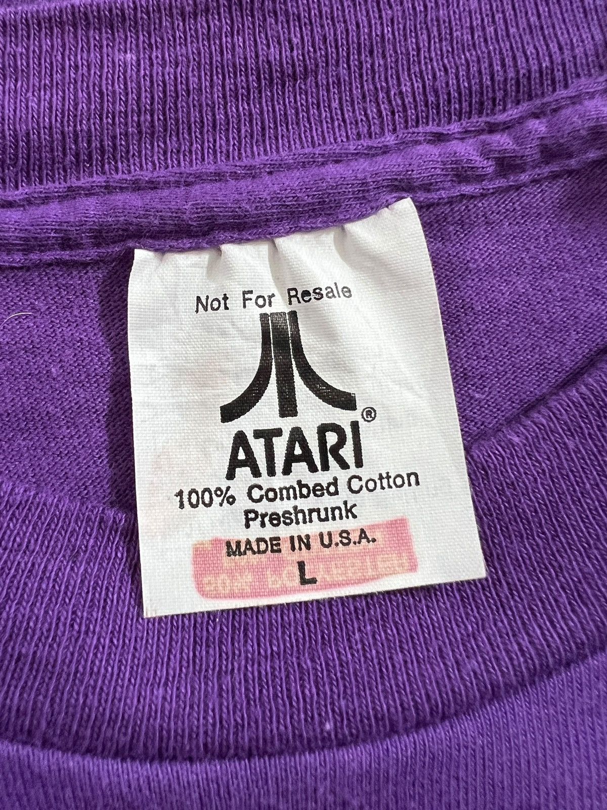 Vintage RARE Vintage Atari Yars’ Revenge 1982 Tshirt Size US M / EU 48-50 / 2 - 7 Thumbnail