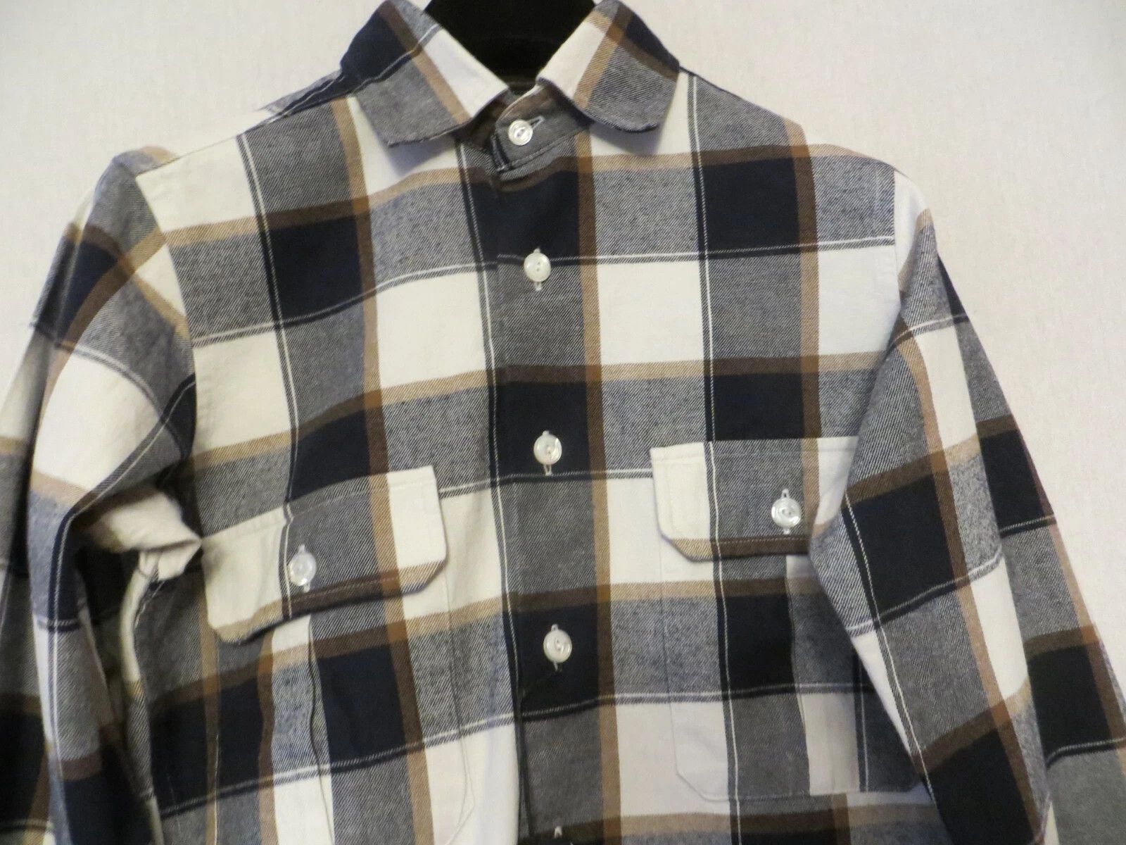 Drake's CHECKED LONG SLEEVE SHIRT Size US XS / EU 42 / 0 - 2 Thumbnail
