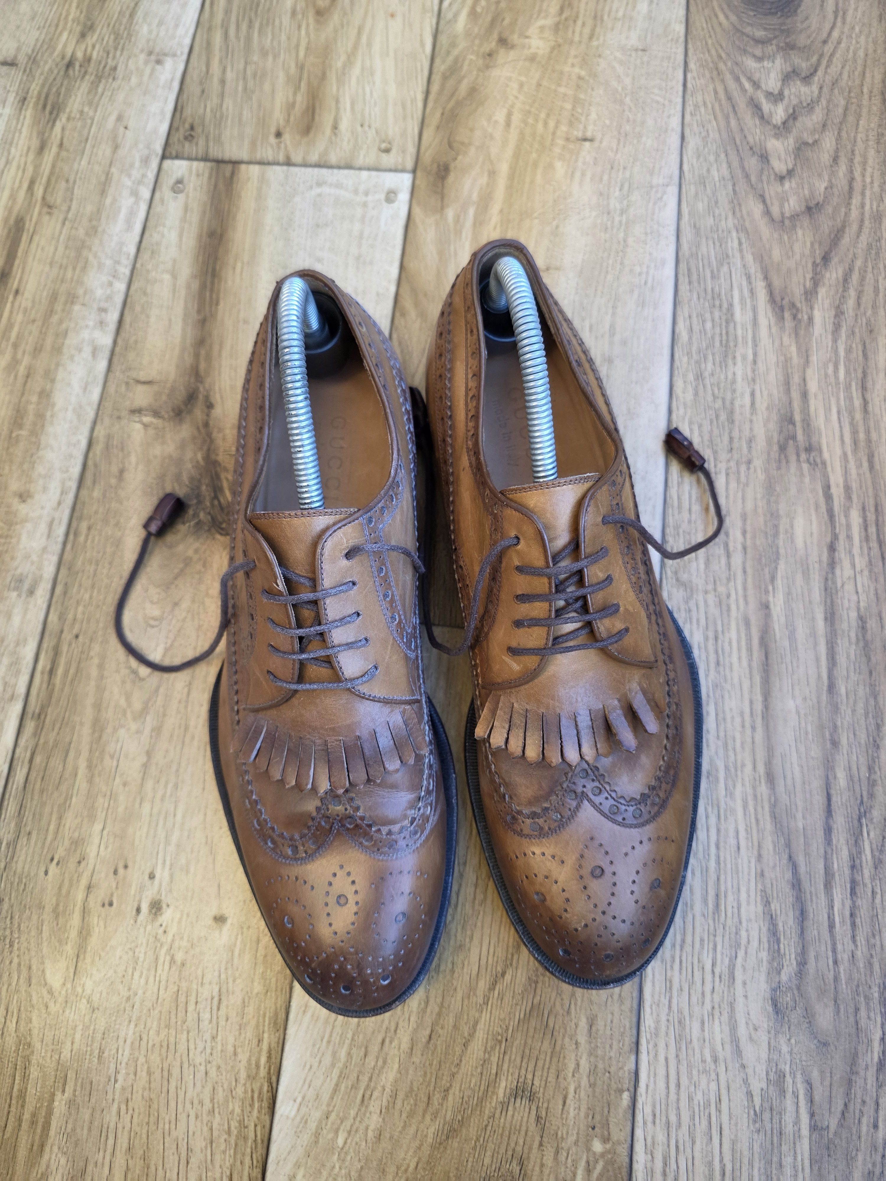 Gucci Gucci Leather Lace Up Size US 9 / EU 42 - 6 Thumbnail