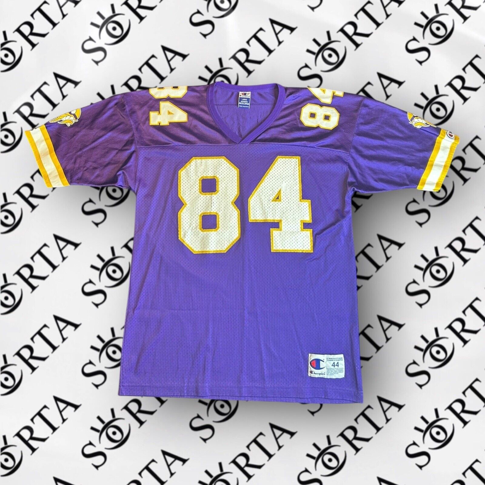Champion VTG Y2K Randy Moss #84 Minnesota Vikings Champion NFL Jersey Size US L / EU 52-54 / 3 - 2 Thumbnail