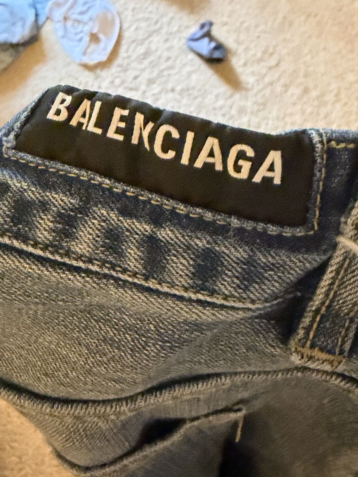 Balenciaga Balenciaga drawstring denim Size US 32 / EU 48 - 4 Thumbnail