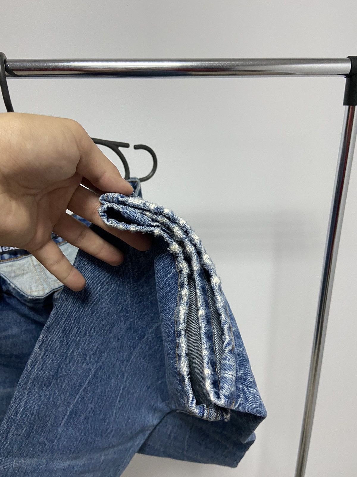 Alexander Wang × Vintage Alexander Wang jeans Pants Vintage Logo Y2K Selvedge Size US 30 / EU 46 - 10 Thumbnail