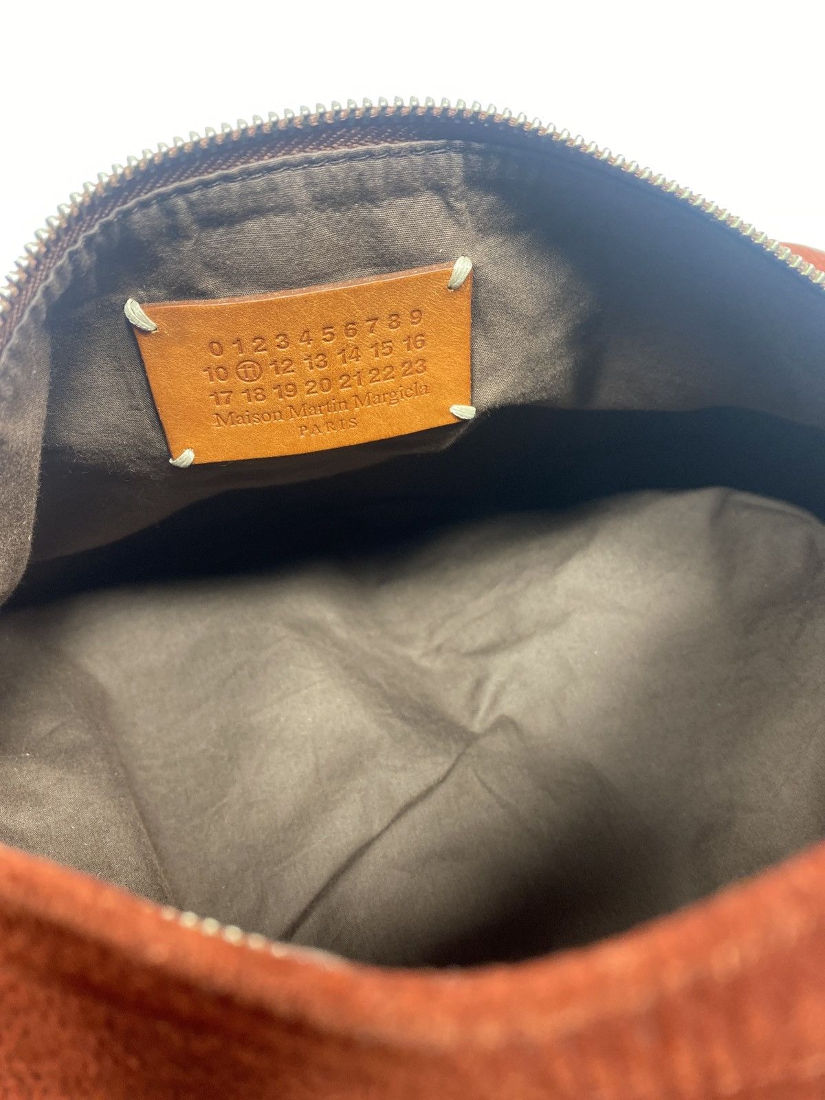 Maison Margiela Maison Martin Margiela Burgundy Cognac Leather Messenger Bag Size ONE SIZE - 12 Thumbnail