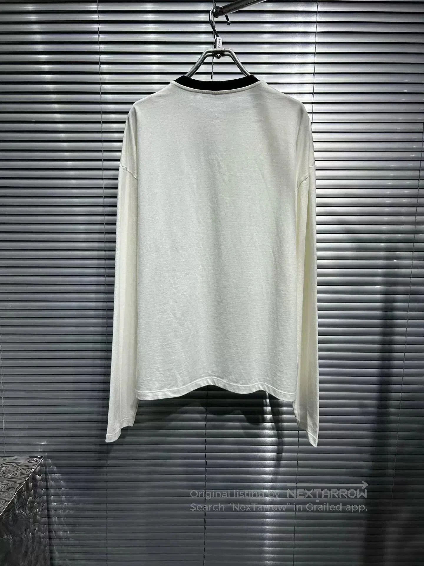 Miu Miu Miumiu Black and White Long Sleeve Top. Size M / US 6-8 / IT 42-44 - 2 Thumbnail