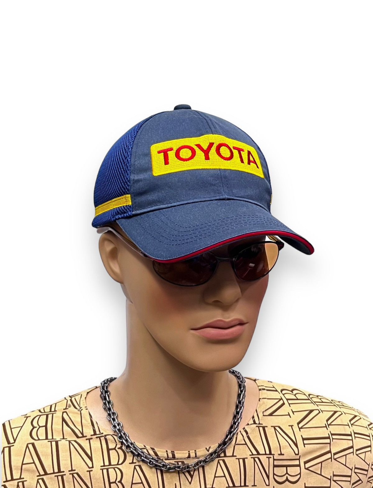 Gear for Sports Vintage 90’s TOYOTA JAPAN Mesh Trucker Velcro Strapback Hat Size ONE SIZE - 2 Thumbnail
