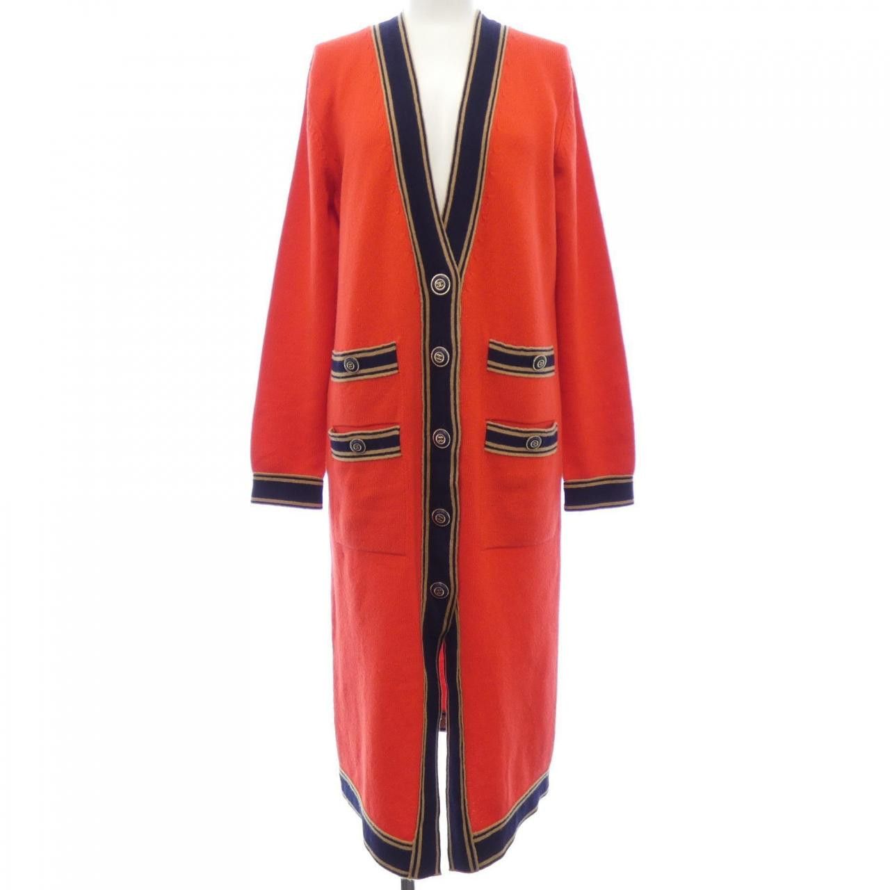 Chanel Chanel Chanel P62918K48449 Cashmere Long Cardigan Others Tops P62918K48449 DUTY FREE for USA Size ONE SIZE - 1 Thumbnail