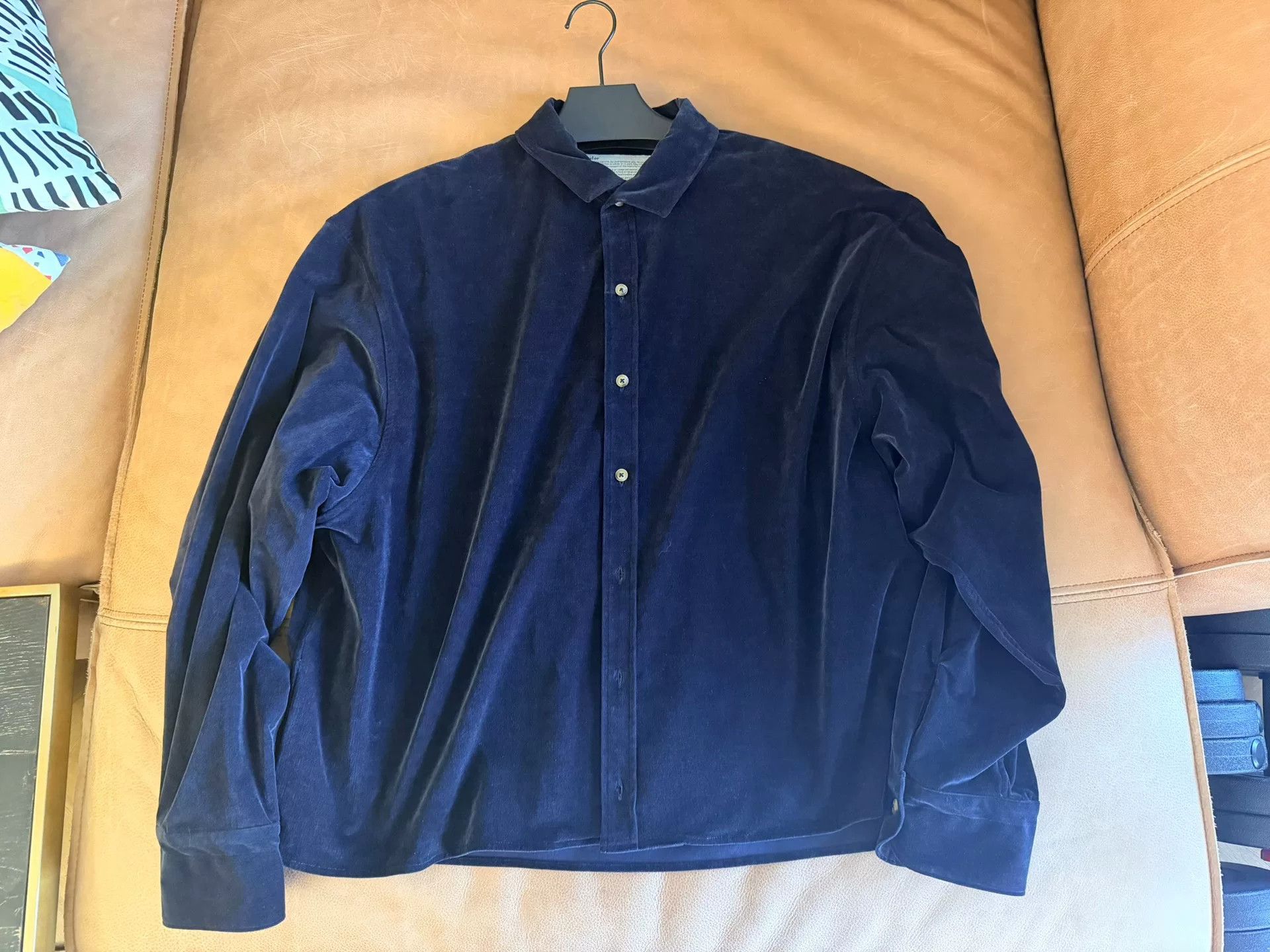 Kolor Kolor 25FW Retro Short Wide Corduroy Shirt Size US L / EU 52-54 / 3 - 1 Thumbnail