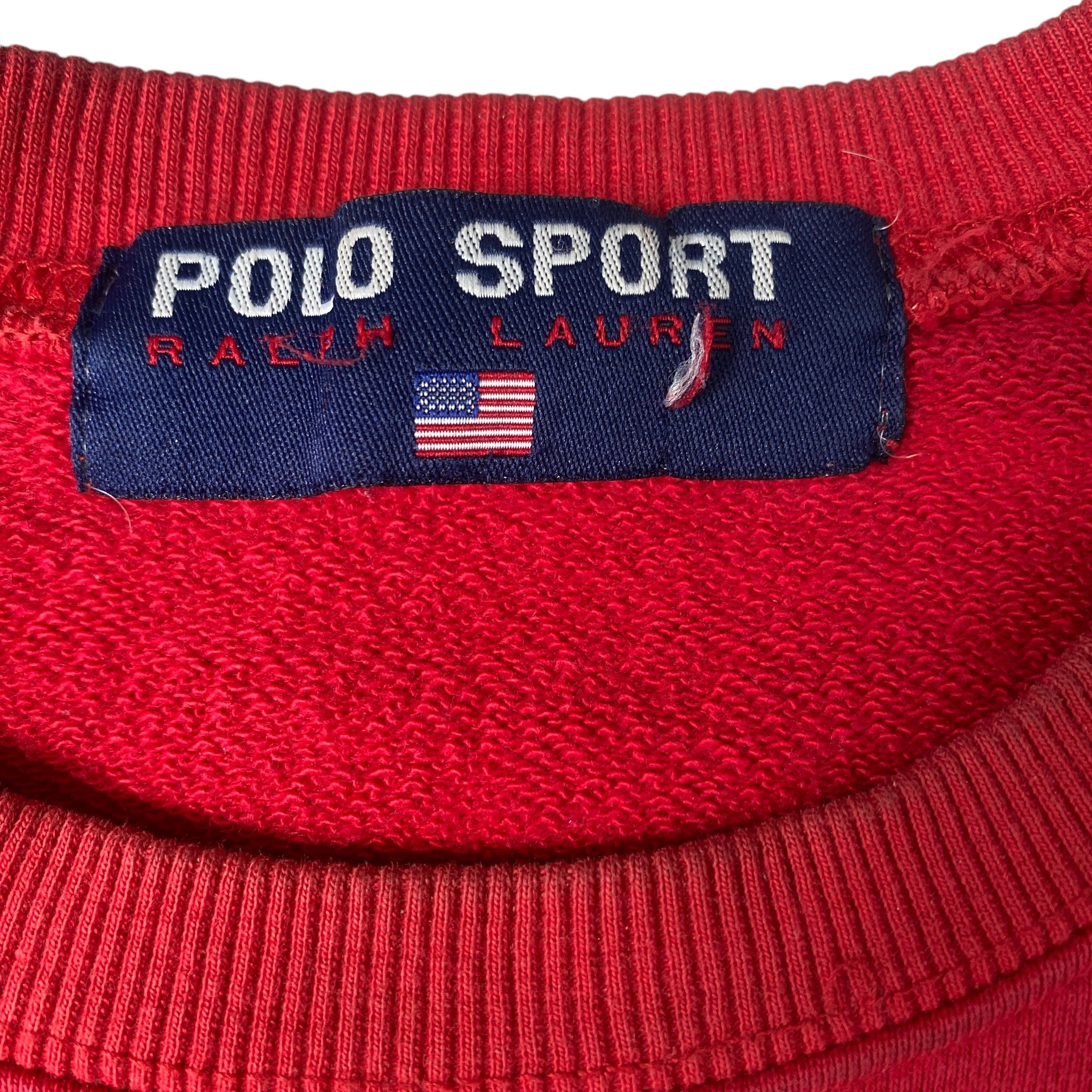 Polo Ralph Lauren × Vintage Vintage Polo Sports by Polo Ralph Lauren Sweatshirt Size US M / EU 48-50 / 2 - 3 Thumbnail