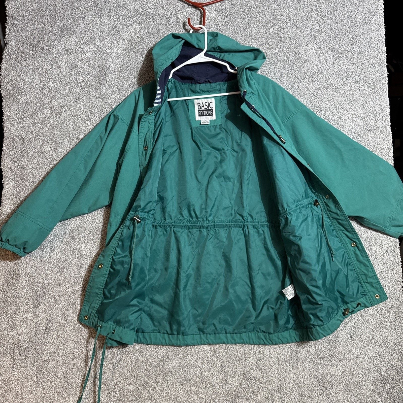 Basic Editions Vintage 90s Y2K Windbreaker Jacket Womens L Gorpcore Utility Size L / US 10 / IT 46 - 10 Thumbnail