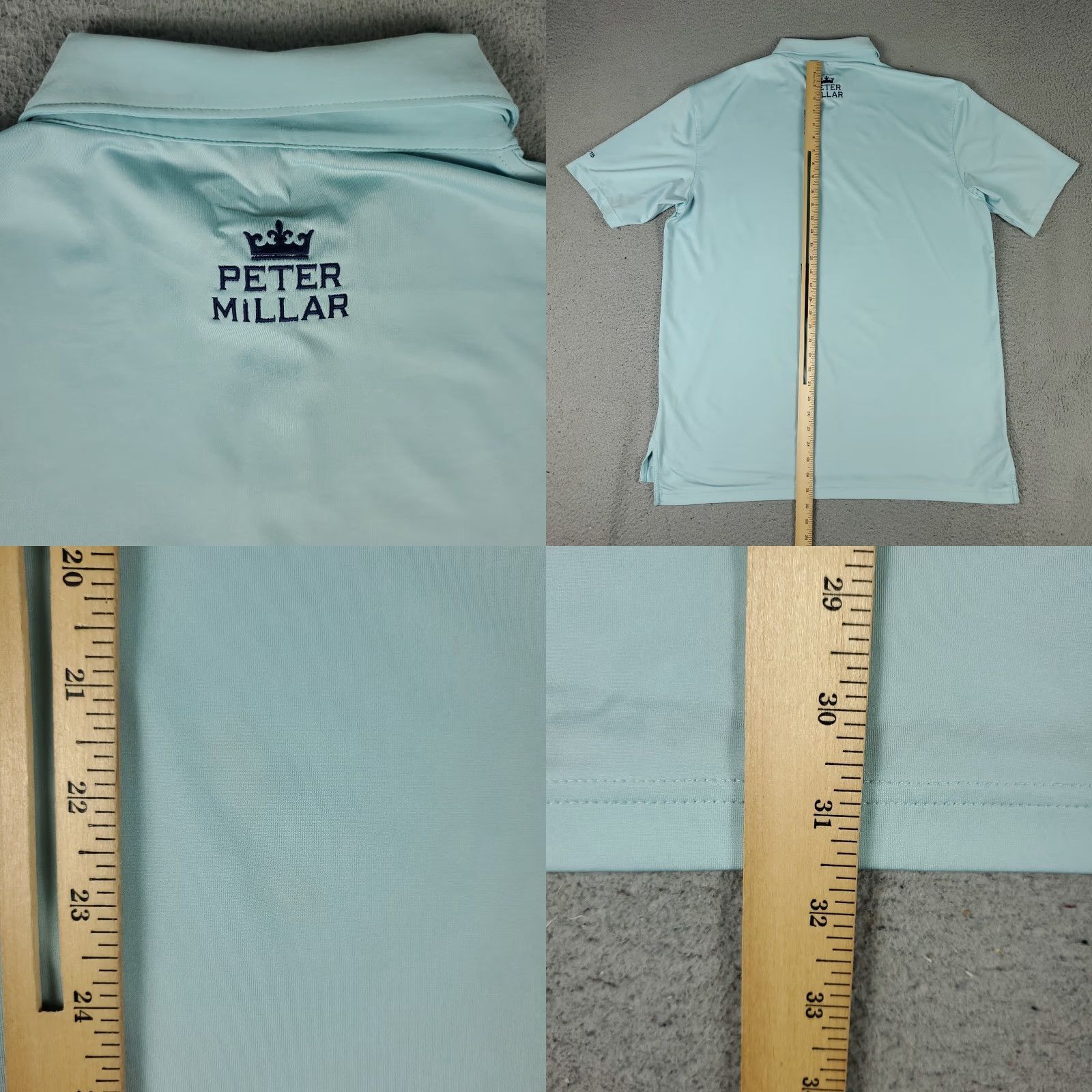 Peter Millar Peter Millar Polo Shirt Mens Large Blue Summer Comfort Short Sleeve Polo Mens L Blue Modern Preppy Sports Shirt Size US L / EU 52-54 / 3 - 8 Thumbnail