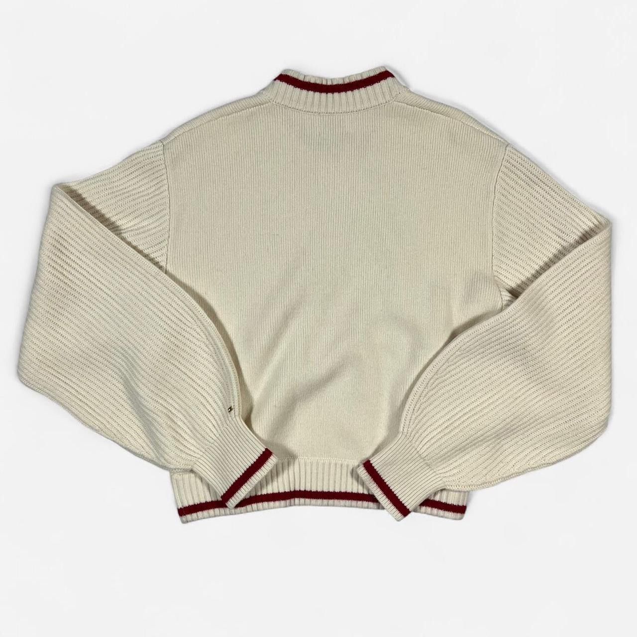 Tommy Hilfiger The Sofia Capsule Wool Blend Bomber Jacket Size M / US 6-8 / IT 42-44 - 7 Thumbnail