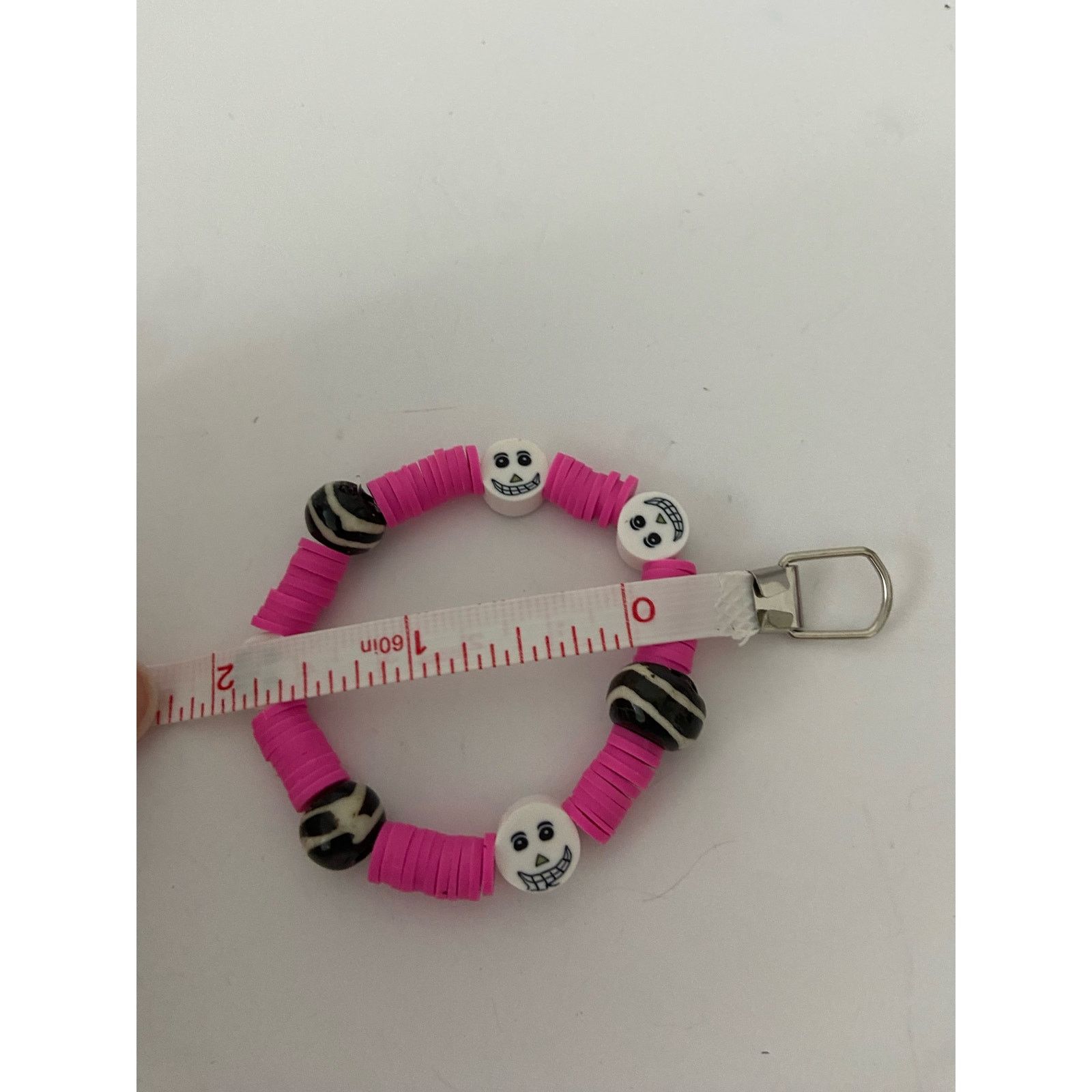 Handmade spooky face Halloween bracelet Size ONE SIZE - 2 Thumbnail