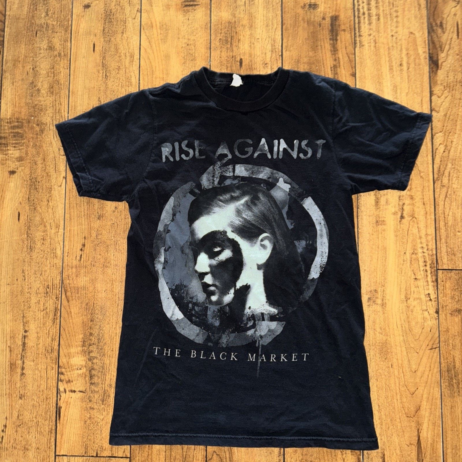 Band Tees × Vintage Rise Against The Black Market T-Shirt Black Small 16x24 Size US S / EU 44-46 / 1 - 1 Thumbnail
