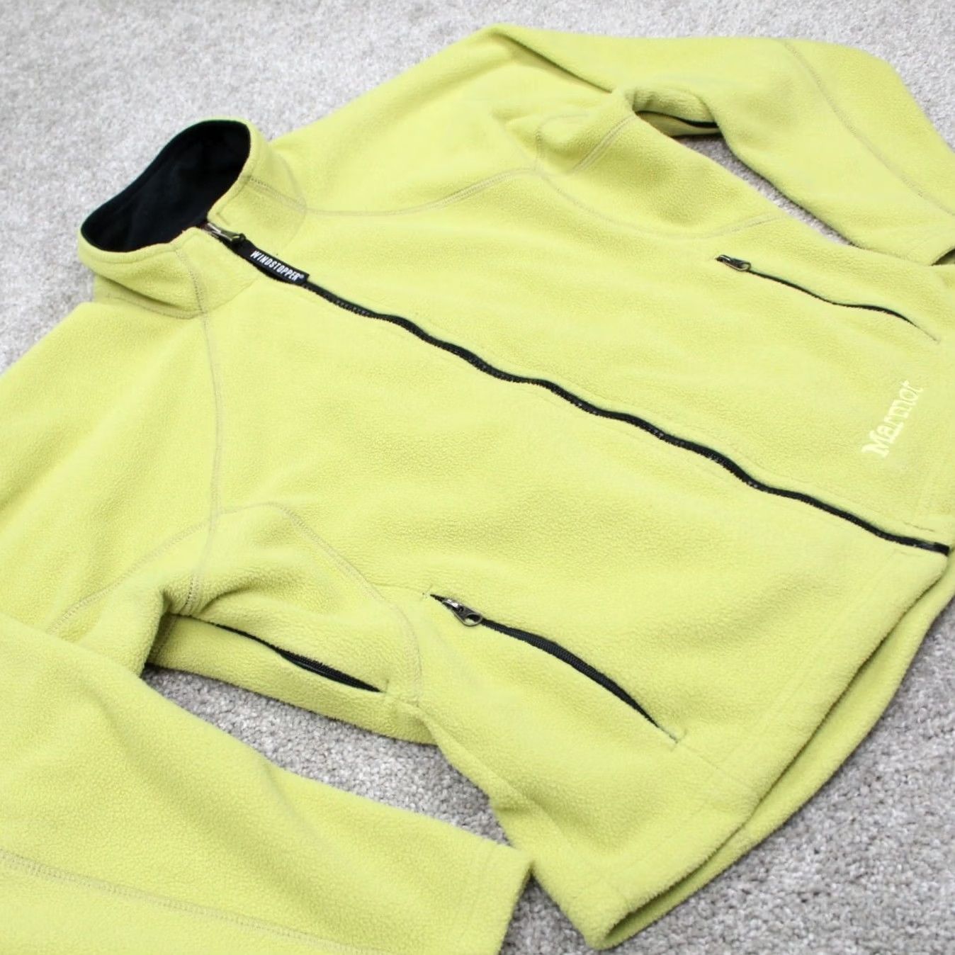 Marmot Marmot Windstopper Jacket Womens Small Yellow Full Zip Pockets Coat Size S / US 4 / IT 40 - 6 Thumbnail