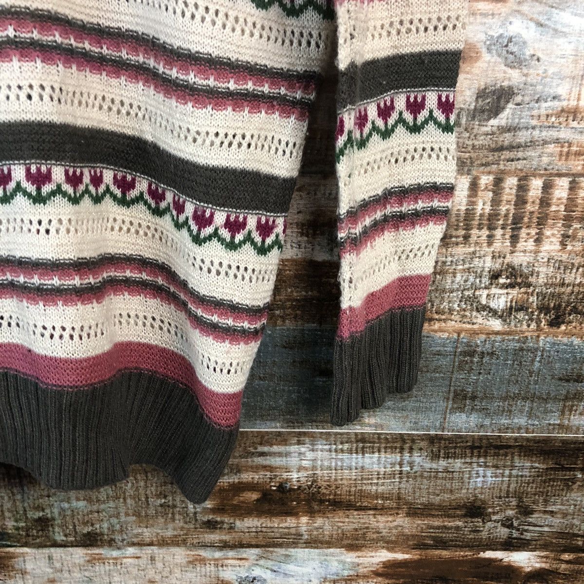 Homespun Knitwear × Japanese Brand W Closet Wears Inc Cardigan Knitwear #A2359 Size US L / EU 52-54 / 3 - 16 Thumbnail