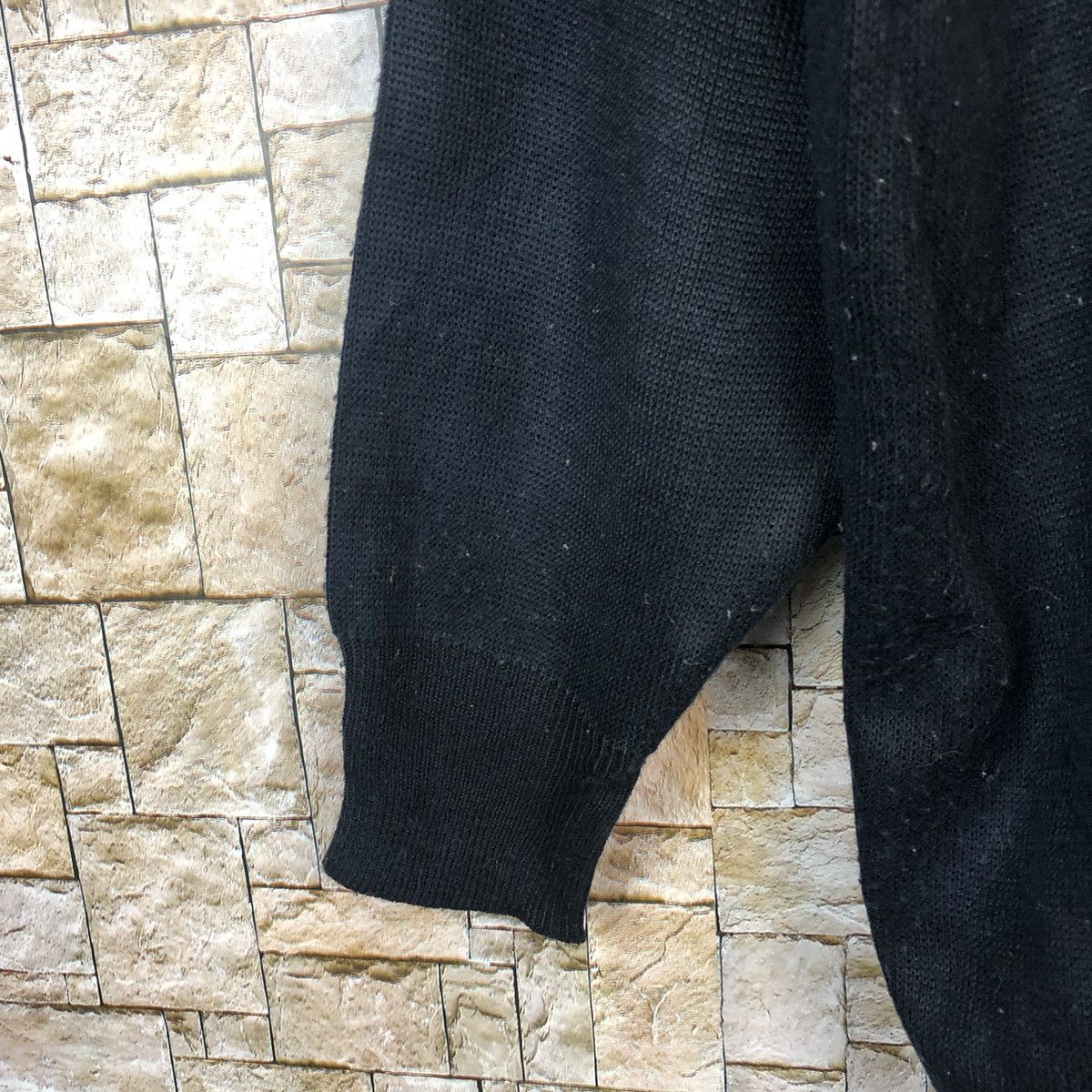Vintage Japan vintage art Dark Blue Cardigan knitwear #A462 Size XL / US 12-14 / IT 48-50 - 7 Thumbnail
