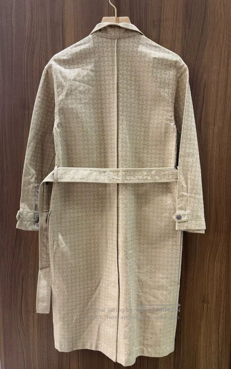 Hermes Hermes Classic Plaid Duster Coat Size XXS / US 00 / IT 34 - 2 Thumbnail