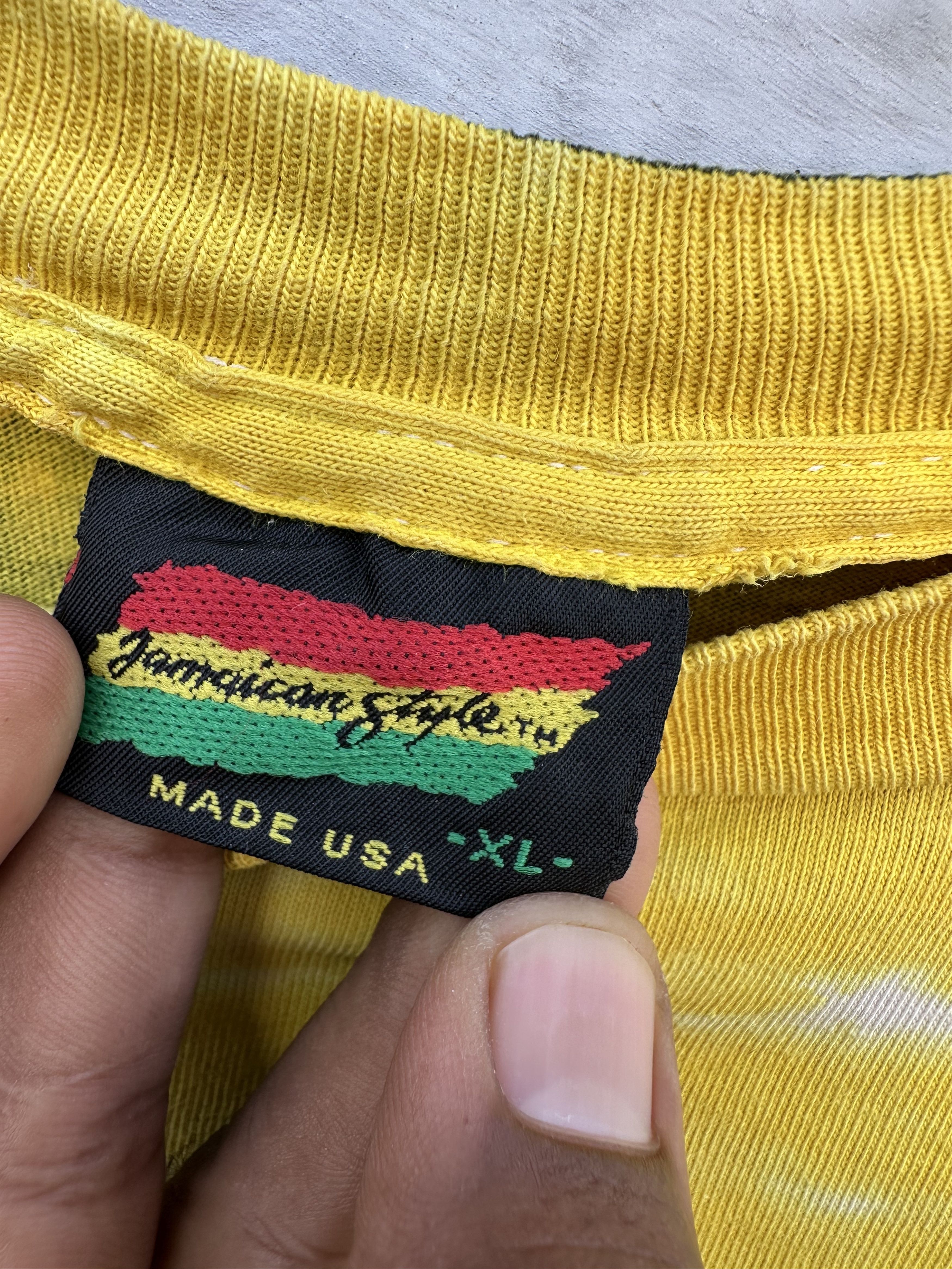 Bob Marley Vintage 90s Jamaican Style Tie-Dye Rasta Tee Size US XL / EU 56 / 4 - 6 Thumbnail